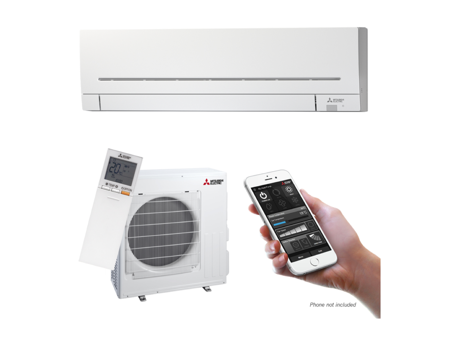 Mitsubishi Electric AP80 Smart High Wall Heat Pump